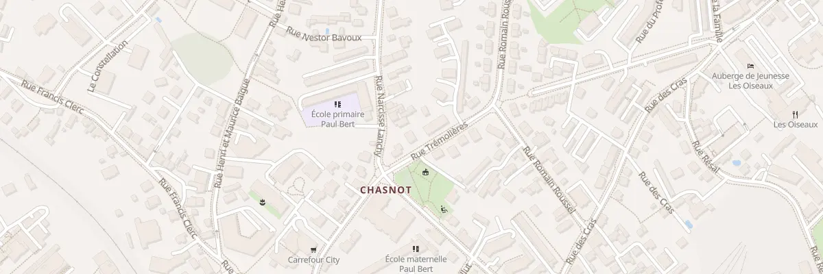 Plan du 3 Rue Tremolieres à Besançon