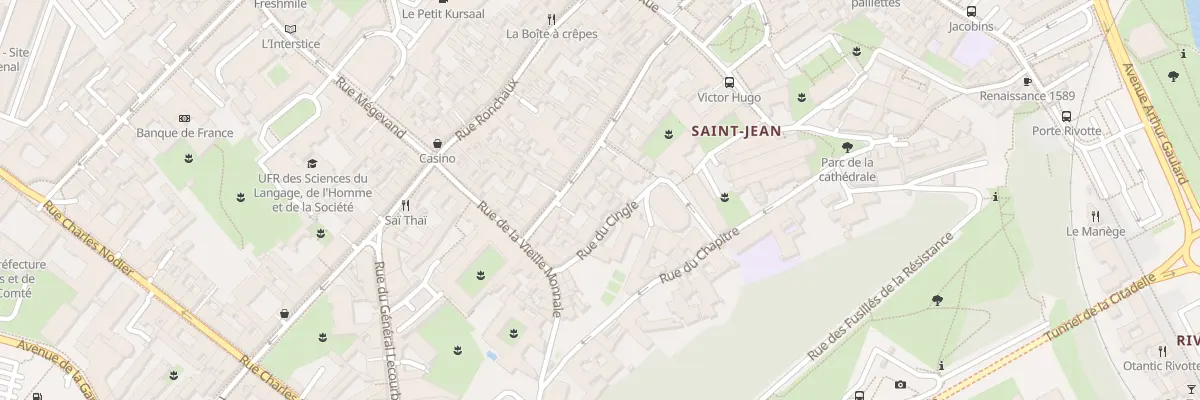 Plan du 313 Rue Ernest Renan à Besançon