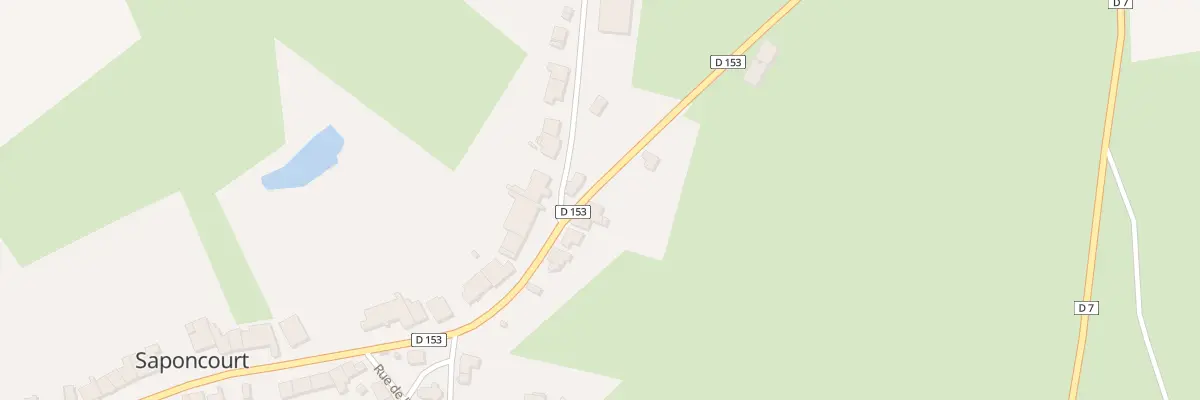 Plan du 1 Rte de Polaincourt à Saponcourt