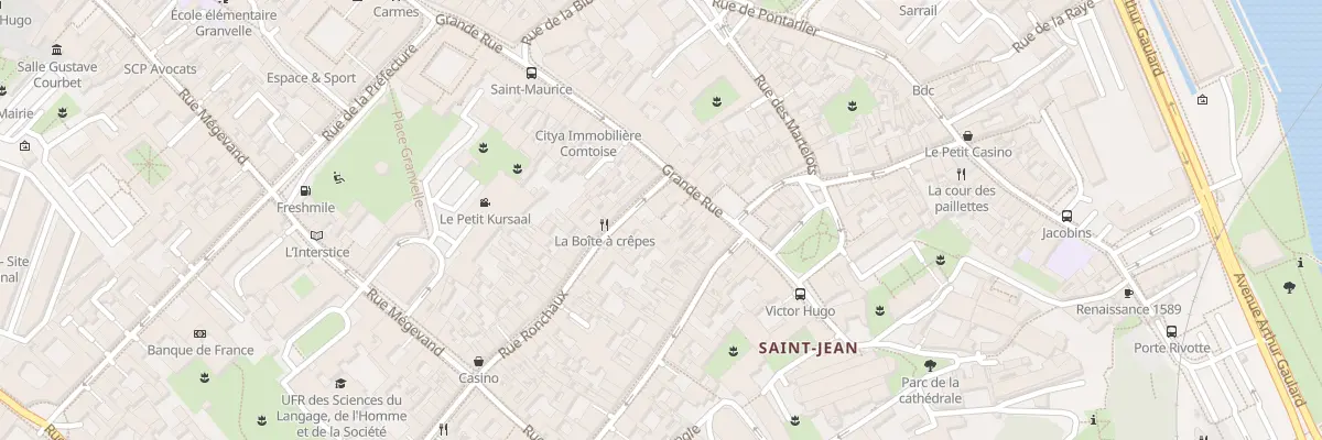 Plan du 130 Gr Grande Rue à Besançon