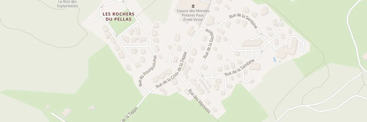 Plan du 311 Rue de la Croix de la Teppe à Prémanon