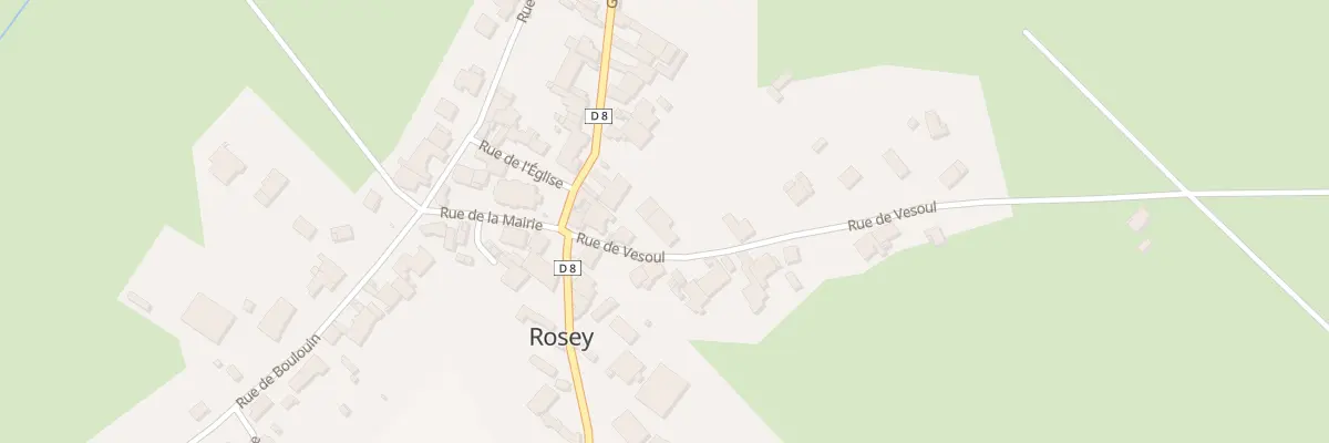 Plan du 5 Rue de Vesoul à Rosey
