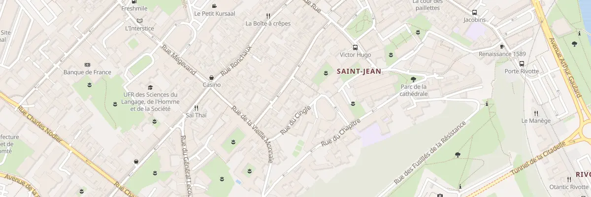 Plan du 29 Rue Ernest Renan à Besançon