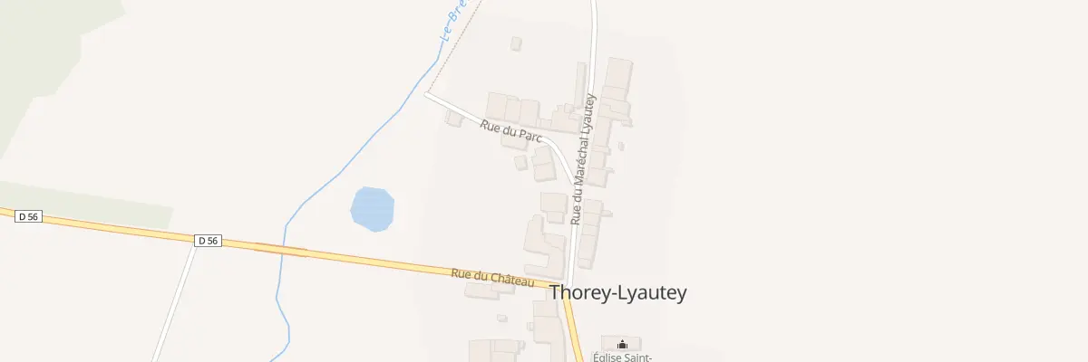 Plan du 6 Rue du Maréchal Lyautey à Thorey-Lyautey