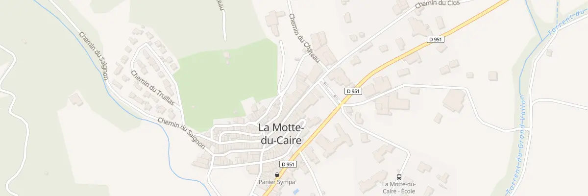 Plan du 5017 Le Village à La Motte-du-Caire