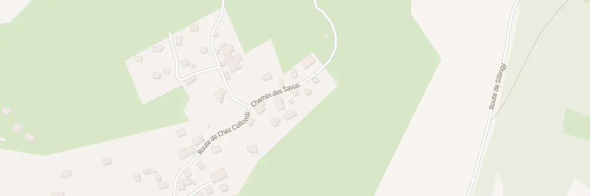 Plan du 72 Che des Savus à Nonglard