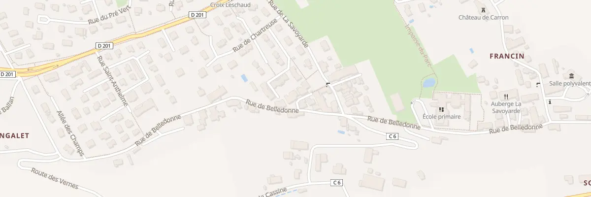 Plan du 11 All de Savoie à Porte-de-Savoie