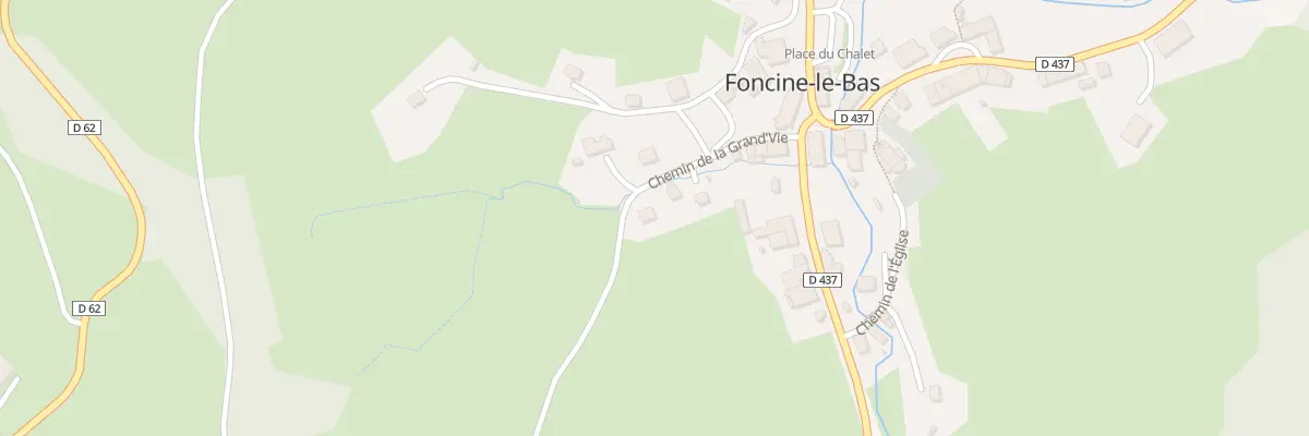 Plan du 146 Che de la Grand Vie à Foncine-le-Bas