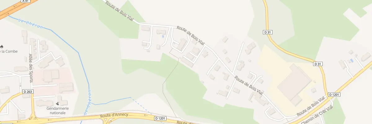 Plan du 457C Rte de Bois Vial à Alby-sur-Chéran
