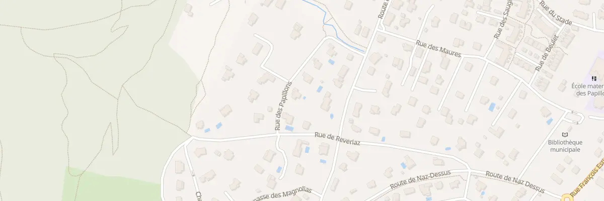 Plan du 58 Rue des Papillons à Échenevex