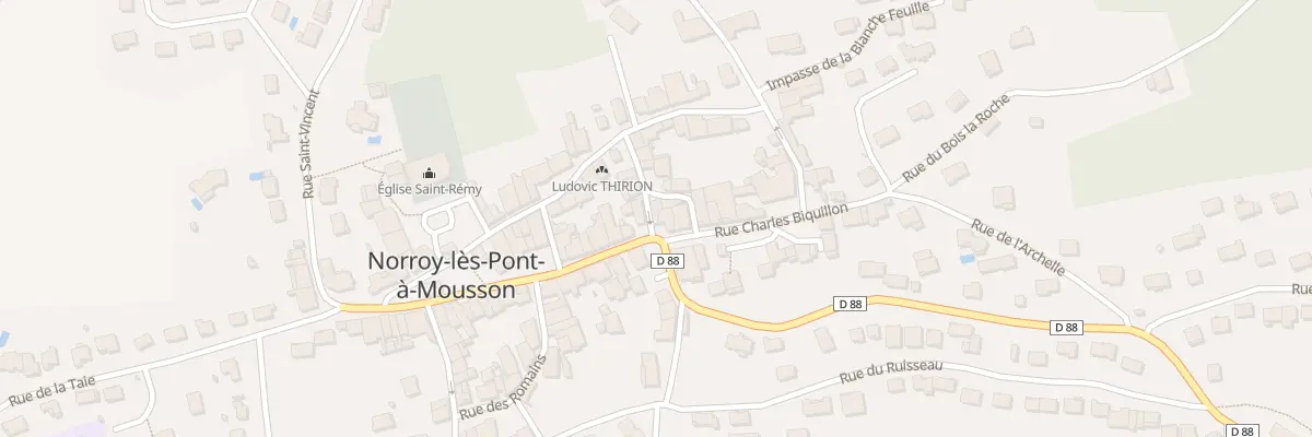 Plan du 2 Rue Alphonse Dozard à Norroy-lès-Pont-à-Mousson