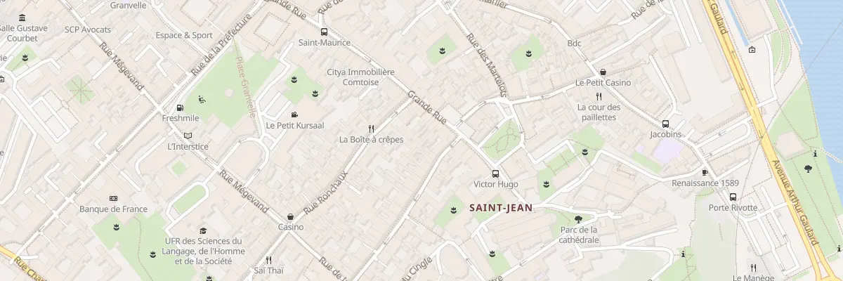 Plan du 136 Gr Grande Rue à Besançon