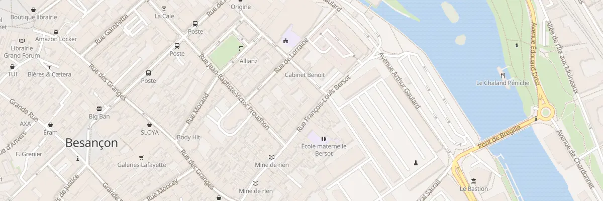 Plan du 49 Rue Bersot à Besançon