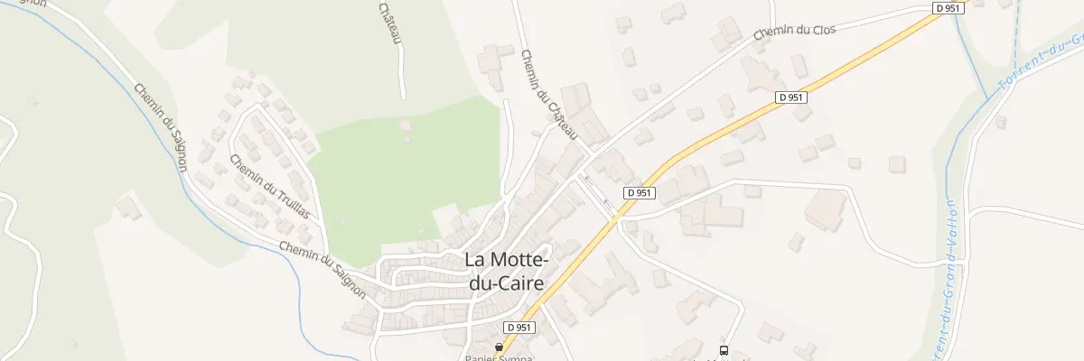 Plan du 5014 Le Village à La Motte-du-Caire