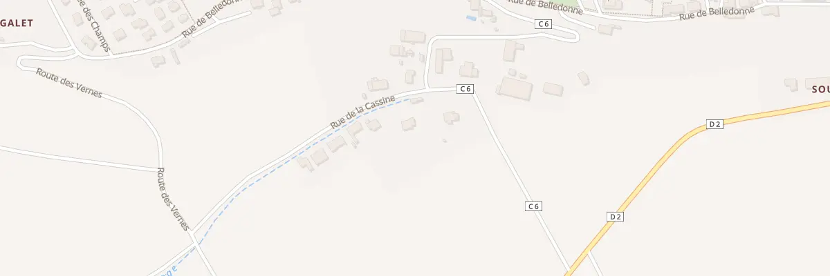 Plan du 23 Rue de la cassine à Porte-de-Savoie