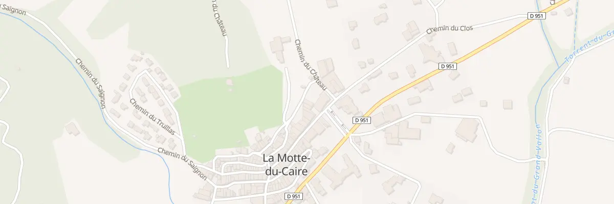 Plan du 5013 Pl de l’Eglise à La Motte-du-Caire