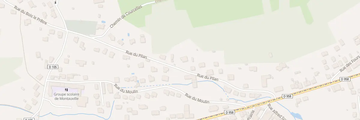 Plan du 252 Rue du Pilan à Montauville