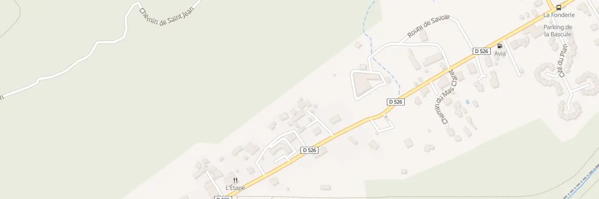Plan du 60 Che de la Chapelle à Allemond