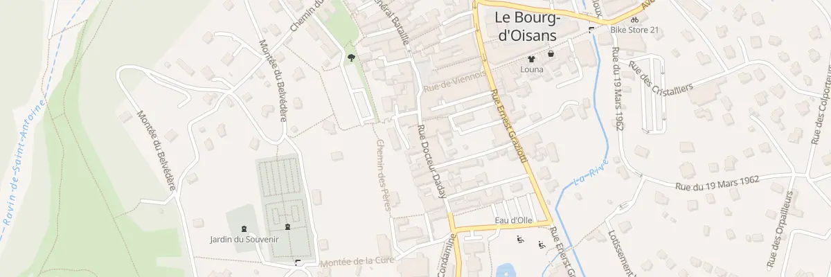 Plan du 16 Rue Doc Daday au Bourg-d’Oisans