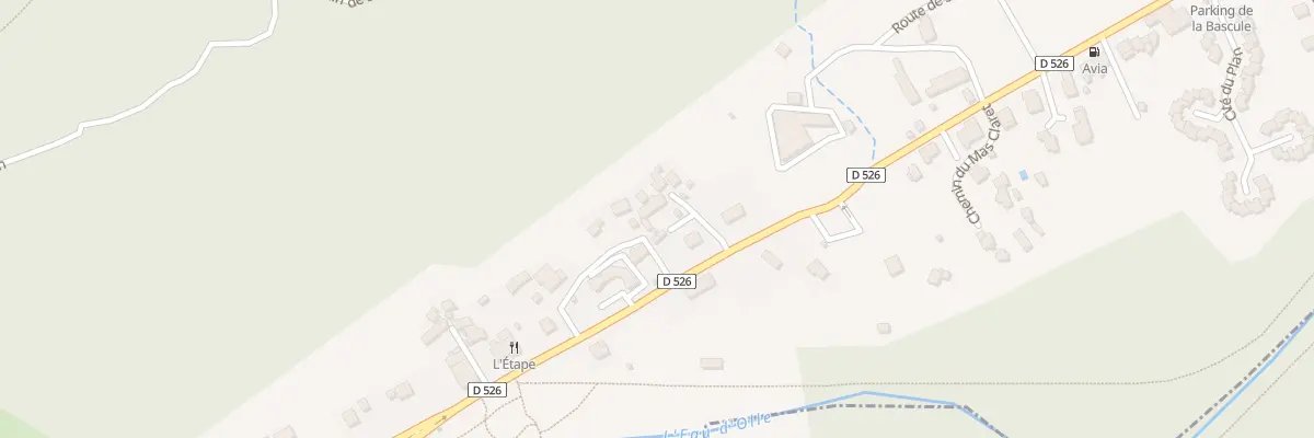 Plan du 55 Che de la Chapelle à Allemond