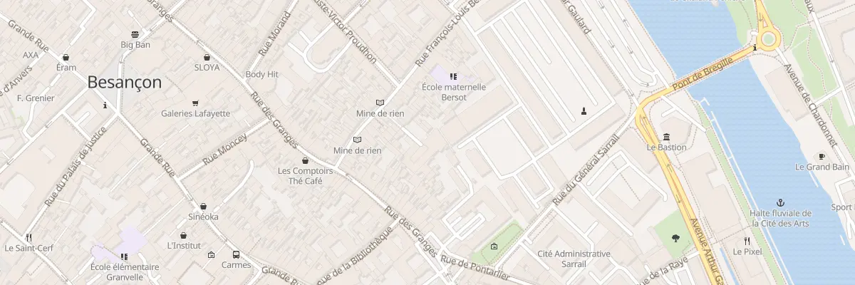 Plan du 26 Rue Bersot à Besançon