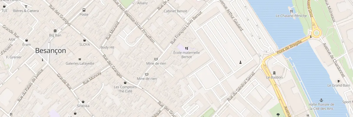 Plan du 44 Rue Bersot à Besançon