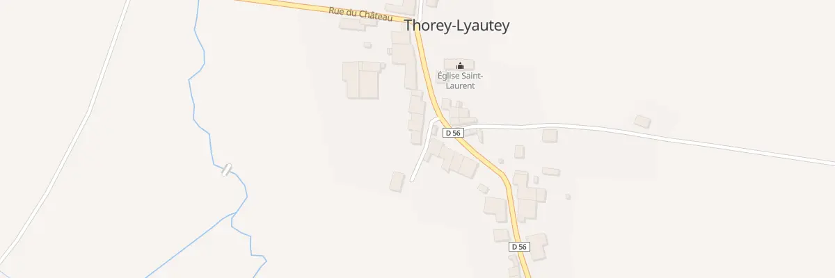 Plan du 2 Rue de la Boudière à Thorey-Lyautey