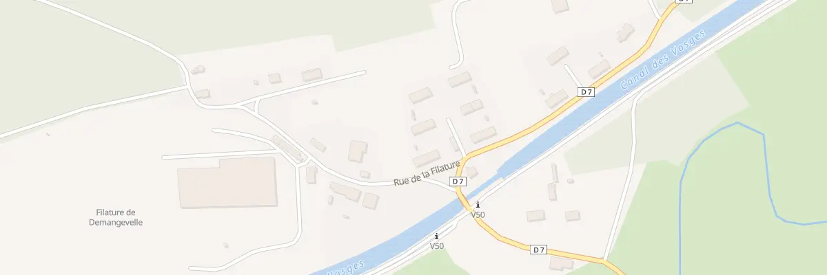 Plan du 14 Rue de la Filature à Demangevelle