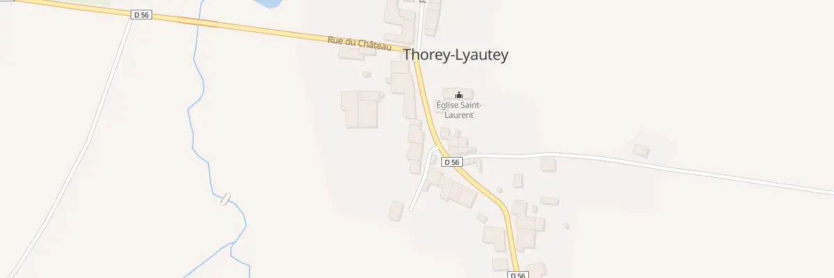 Plan du 20 Rue du Maréchal Lyautey à Thorey-Lyautey