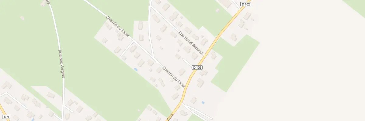 Plan du 25 Rue de l’Ancienne Gare à Épeugney