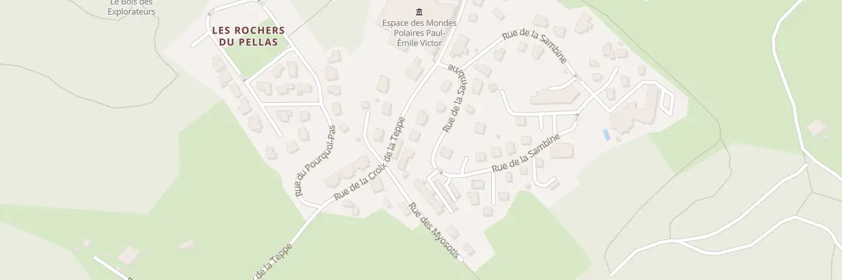 Plan du 283 Rue de la Croix de la Teppe à Prémanon