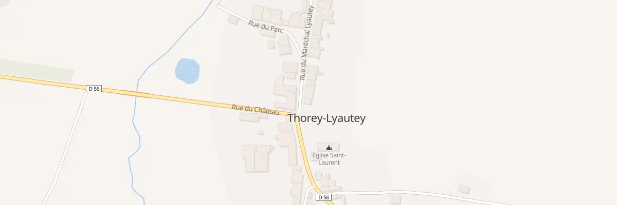 Plan du 15 Rue du Maréchal Lyautey à Thorey-Lyautey