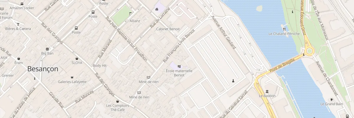 Plan du 52 Rue Bersot à Besançon