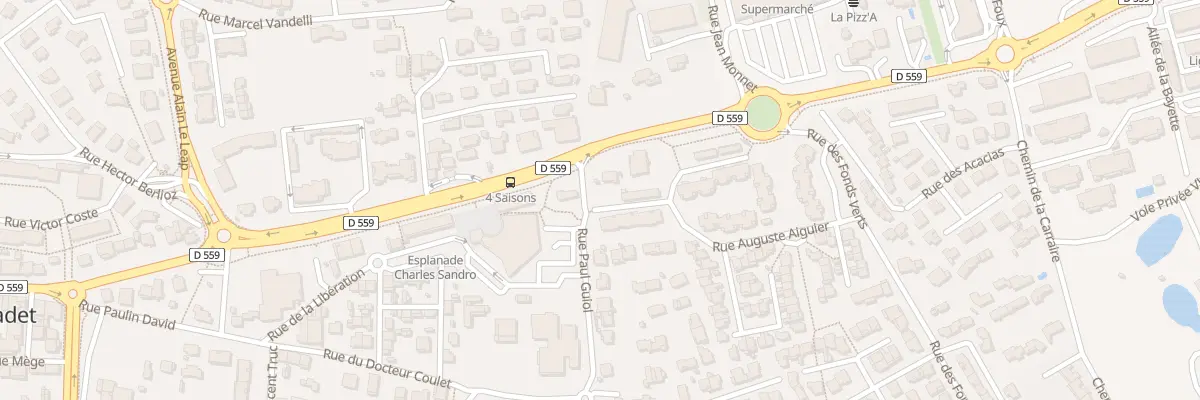 Plan du 237 Rue Auguste Aiguier au Pradet
