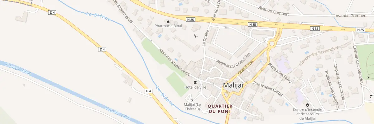 Plan du 5136 All des Marronniers à Malijai