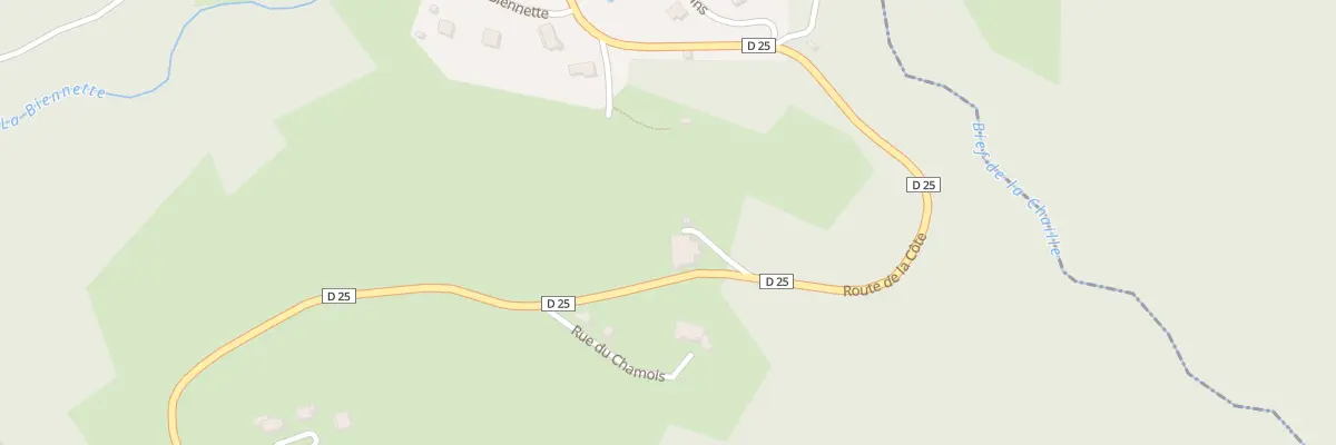 Plan du 840 Rte de la Côte à Prémanon