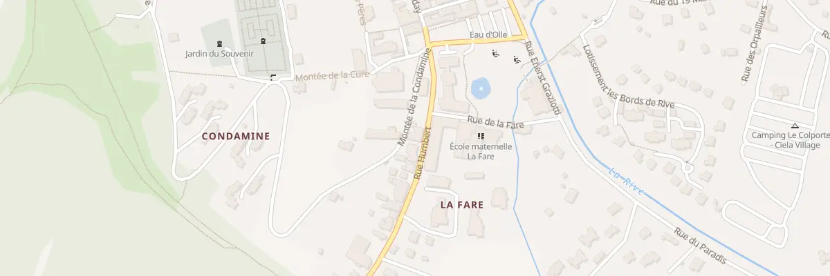 Plan du 8 Rue Humbert au Bourg-d’Oisans