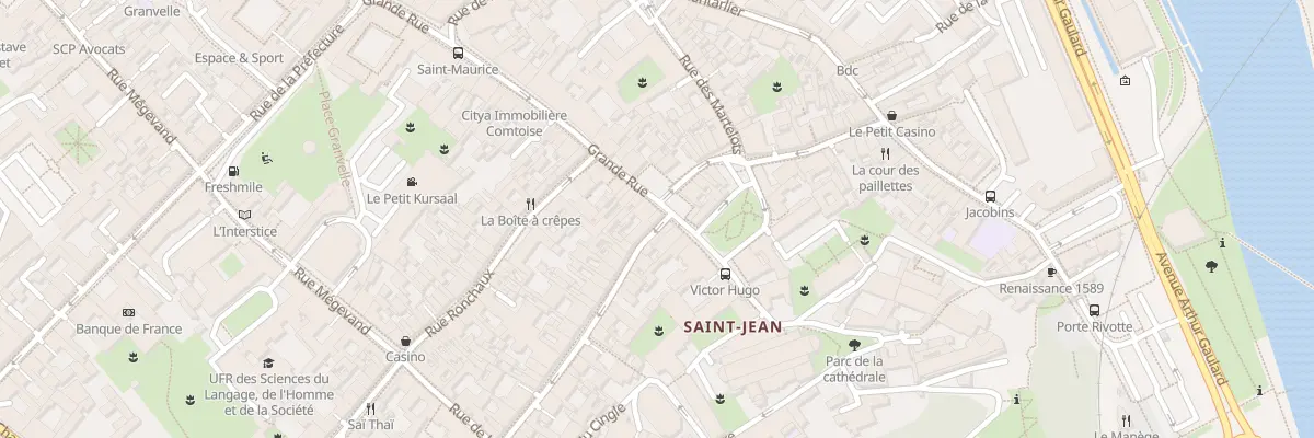 Plan du 142 Gr Grande Rue à Besançon