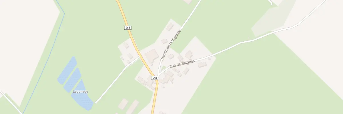 Plan du 1 Rue de Baignes à Rosey
