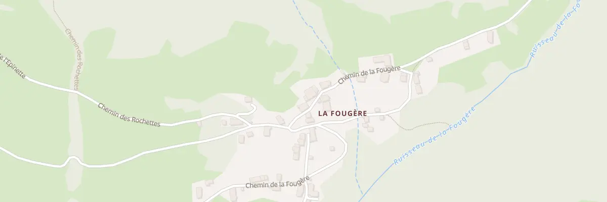 Plan du 615 Che de la Fougère à Thoiry