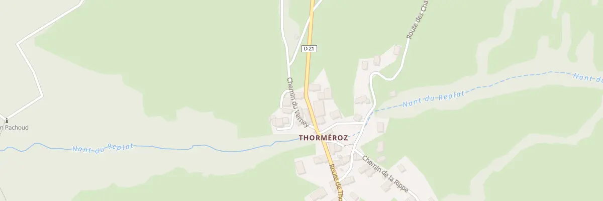 Plan du 5138 Thormeroz à Thoiry