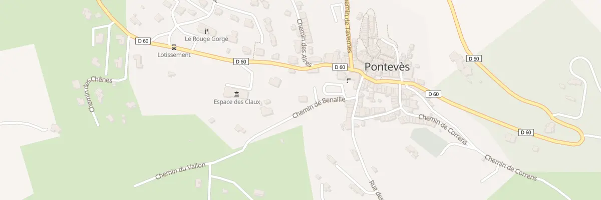 Plan du 5509 Che de Brignoles à Pontevès