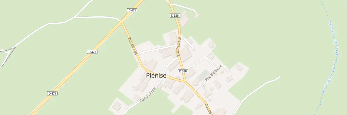 Plan du 3 Rue Pasteur à Plénise