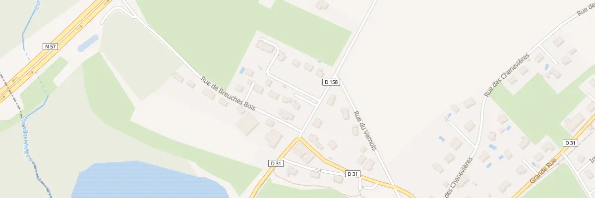 Plan du 1 Rue des Vignes à Buthiers