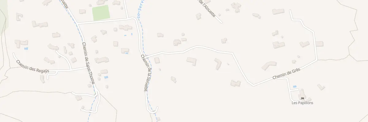 Plan du 126 Che des Gres à Néoules