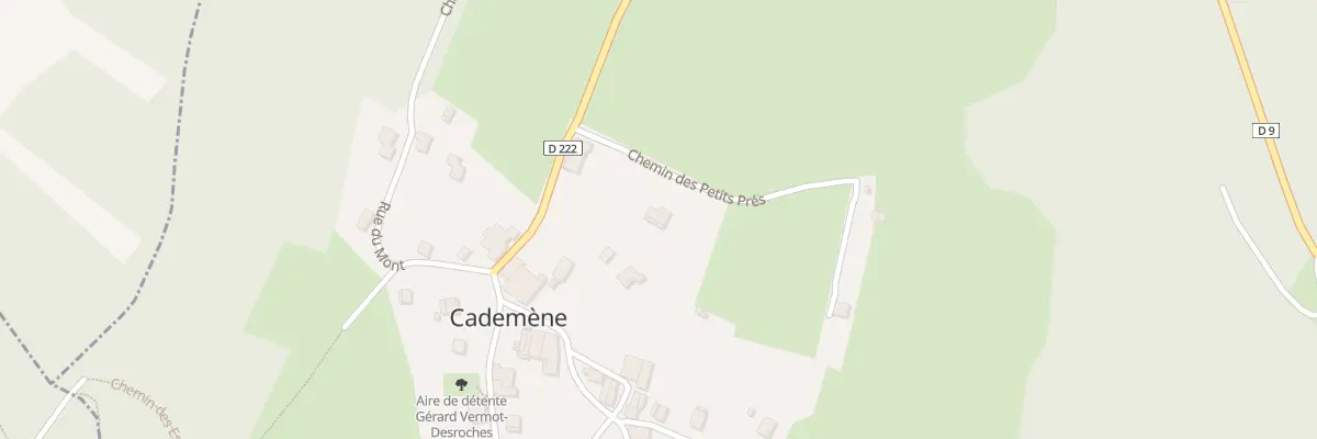 Plan du 5001 Che des Petits Prés à Cademène