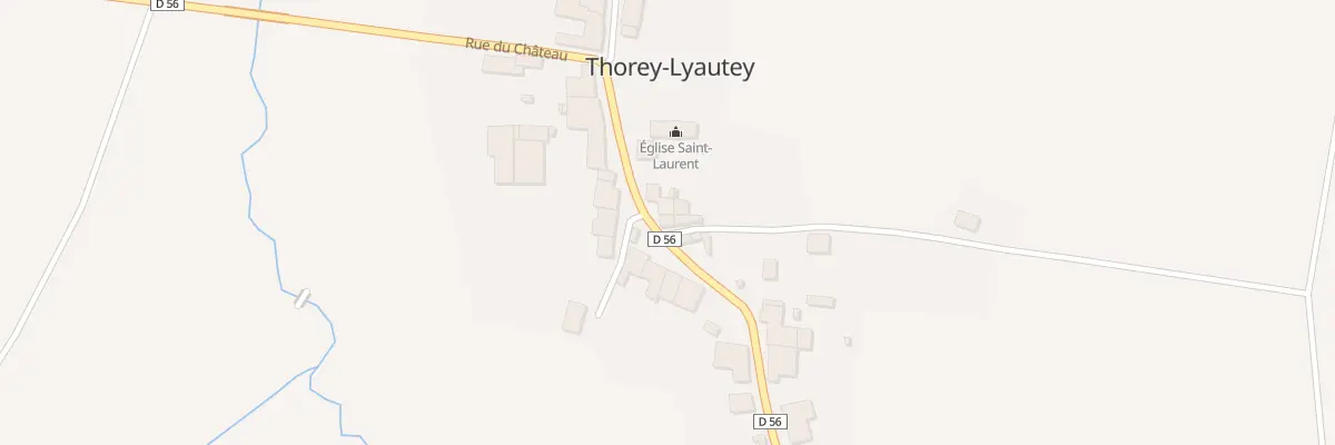 Plan du 23 Rue du Maréchal Lyautey à Thorey-Lyautey