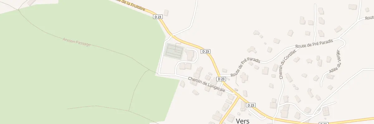 Plan du 54 All de la Picarde à Vers