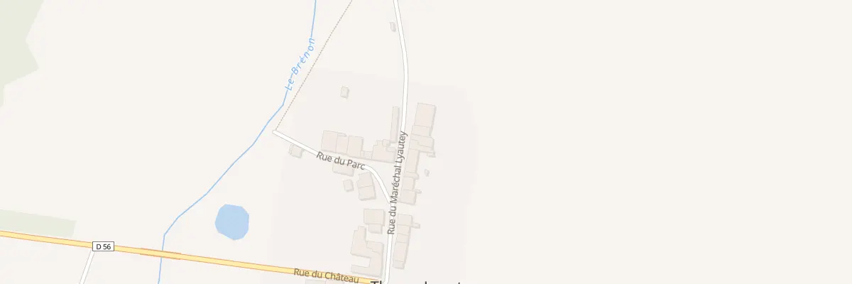Plan du 1B Rue du Maréchal Lyautey à Thorey-Lyautey