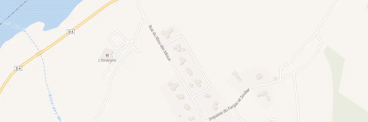 Plan du 215 Rue du Riou des Mioux à Curbans